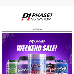 Save 20% Off Everything Phase1 Site Wide......