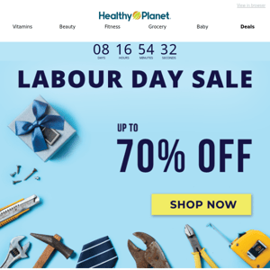 Labour Day Week Sale Starts Now! Up to 70% OFF!