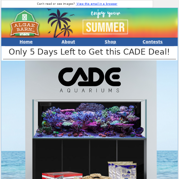 Only 5 Days Left To Get This CADE Deal!