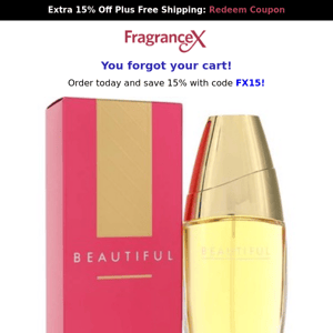 Your order for Beautiful Perfume is pending...