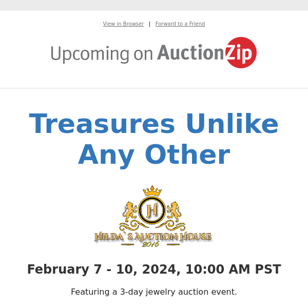 Treasures Unlike Any Other