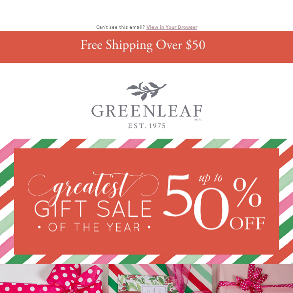 ALL GREENLEAF IS ON SALE (UP TO 50% OFF) 😍