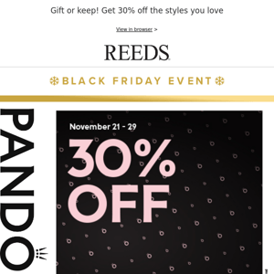 Drum roll for Pandora's Black Friday deal...