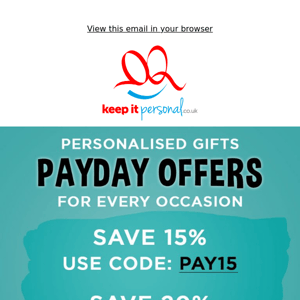 End Of Year Payday Special Offers