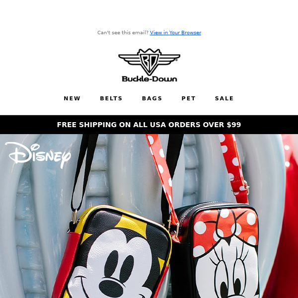 Mickey and Minnie New Crossbody Bags