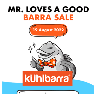🐟 Love a good BARRA SALE? Enjoy 20% off! Shop now. ✨