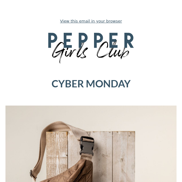 Cyber Monday: 20% Off