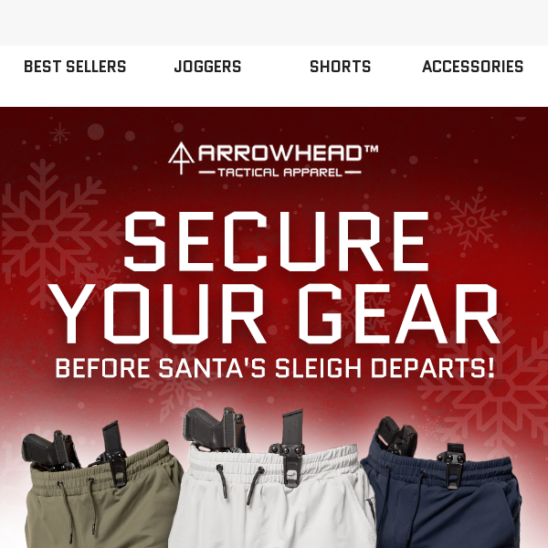 Secure Your Gear Before Santa's Sleigh Departs!