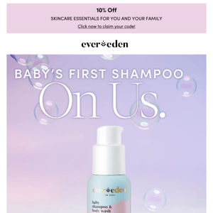 This week! Free fan-fave Baby Shampoo