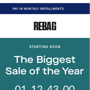 You're Invited: Our Biggest Sale of the Year