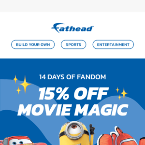 Get 15% off ALL Movie Magic!✨