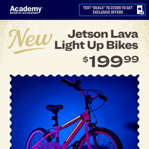 🚲 NEW Jetson Lava Light-Up Bikes!