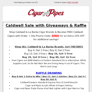 🔥Caldwell Cigars Giveaway Promotion! 🔥