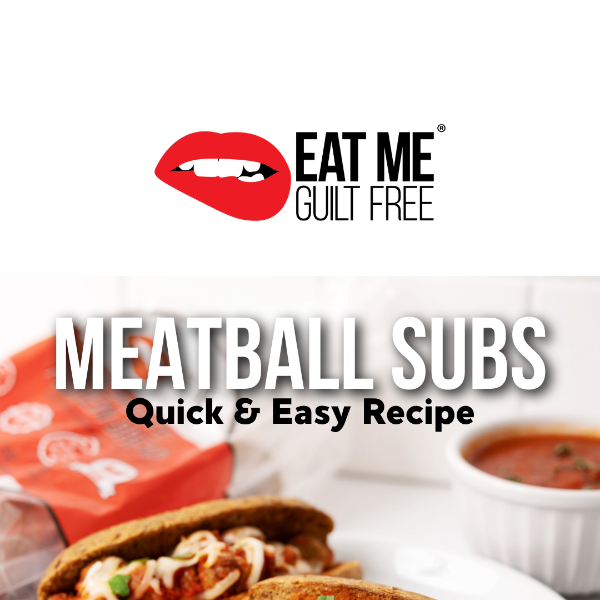 Quick & Easy Meatball Sub Recipe 😋🥖 w/ Mini Protein Baguettes