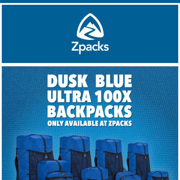 Dusk Blue Backpacks Now Available! 💙