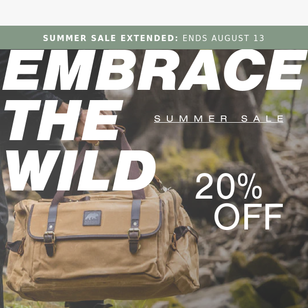 SUMMER SALE EXTENDED! 🙌