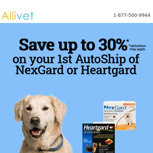 Stock Up on Heartgard and NexGard