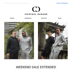 SALE EXTENDED