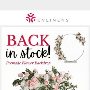 Back in Stock Alert 🌺 Premade Flower Backdrops