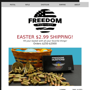 Good Friday, good DEALS! Enjoy $2.99 Shipping!