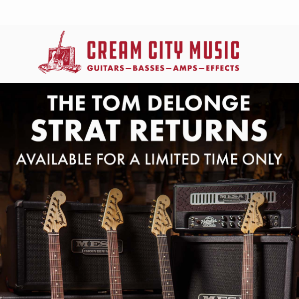 The Fender Tom Delonge Strat Returns For A Limited Run!