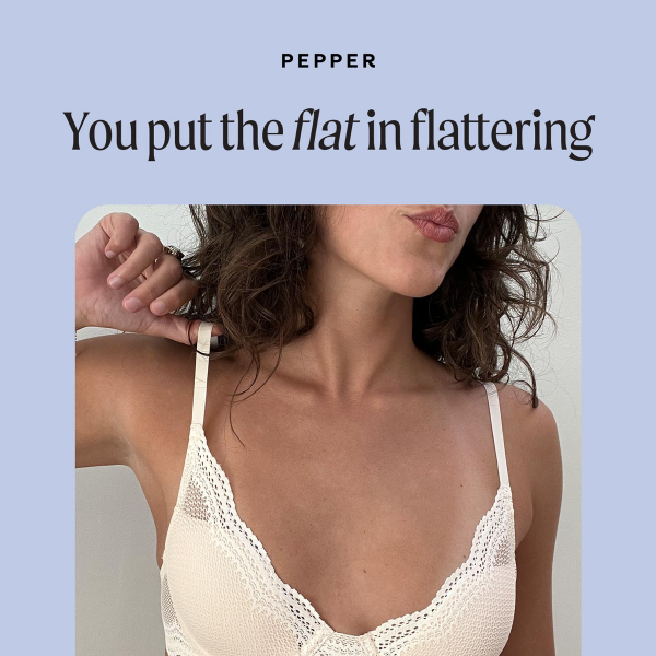 Discover the Flattering Signature All You Bra by Pepper - Pepper