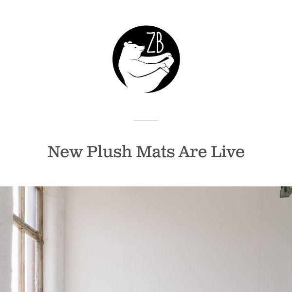 NEW: Plush Mats in new patterns 🌻
