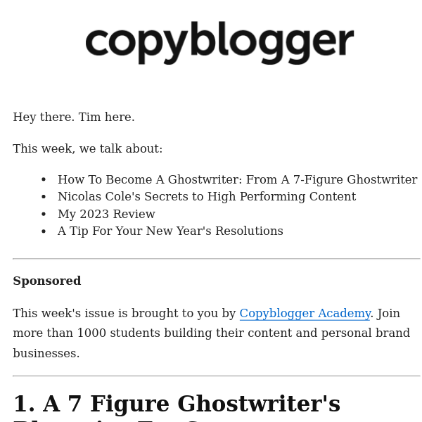 A 7 Figure Ghostwriter's Blueprint For Success