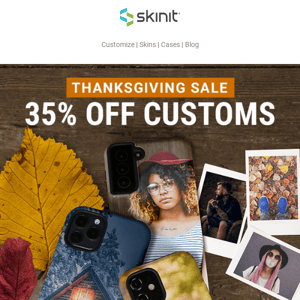 🦃35% OFF ALL CUSTOM CASES & SKINS! Thanksgiving Sale Is Here, Customize Your Tech NOW!🍂