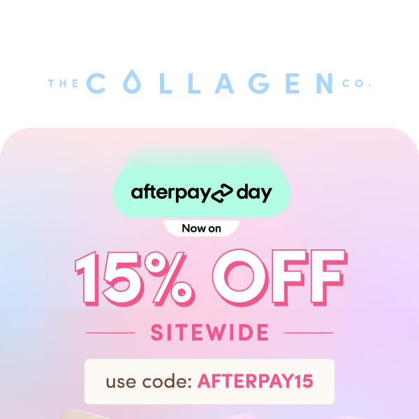 15% off ALL Collagen The Collagen Co. ✨