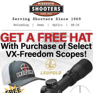 Get a FREE Leupold Hat with These Scopes!