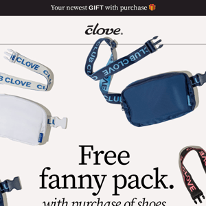 Open for a FREE fanny pack 