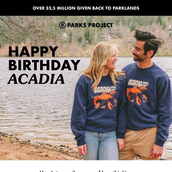 Happy Birthday Acadia! 🌊