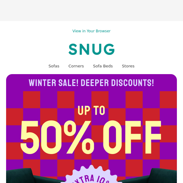 Oh my SNUG! Extra 10% Off + Up to 50% Off EVERYTHING