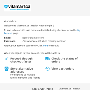 Welcome to Vitamart.ca | Health Made Simple |