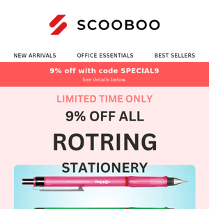 Its time to Save More on Rotring!!🤑