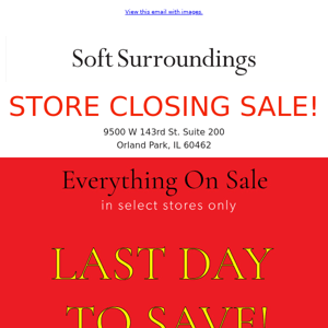 Everything on sale, everything must Go!