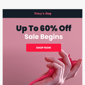 Up to 60% off just for you