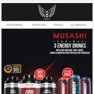 New Deals From Optimum Nutrition, Musashi & more 💪