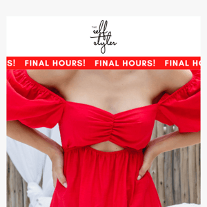 ⏰ $30 OFF!*... FINAL HOURS!