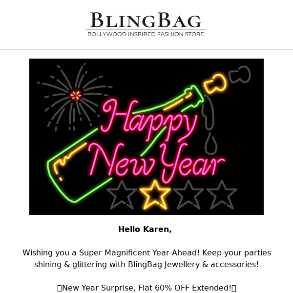 Bling Bag, HAPPY NEW YEAR 2024!