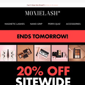 20% Off Lashes – Ends Tomorrow!