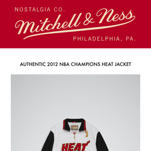 New NBA 2012 Champions Jacket - Heat 🔥⚡