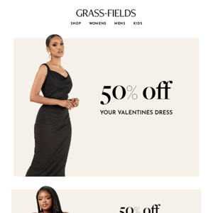 Date night dresses at 50% off
