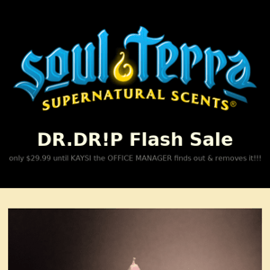 🚨 DR.DR!PS Mystery Candle Flash Sale!