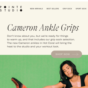 NEW 💥 Cameron Ankle Grip Socks
