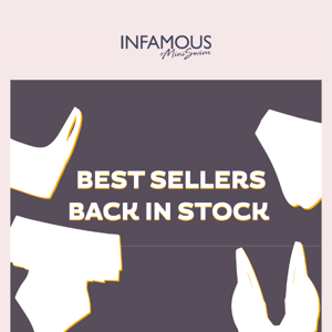 Best Sellers Restock