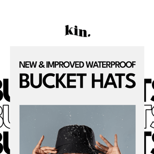 💧NEW WATERPROOF BUCKET HATS💧