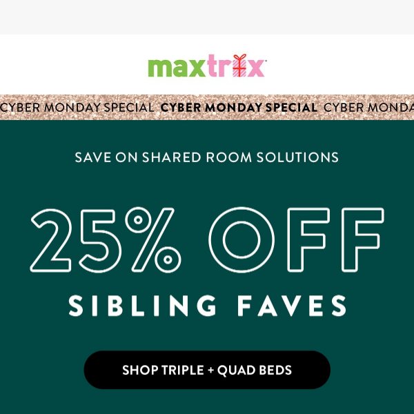 25% Off Snow-Stopping Shared Room Solutions