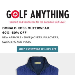 60%-80% Off OUTERWEAR - Donald Ross